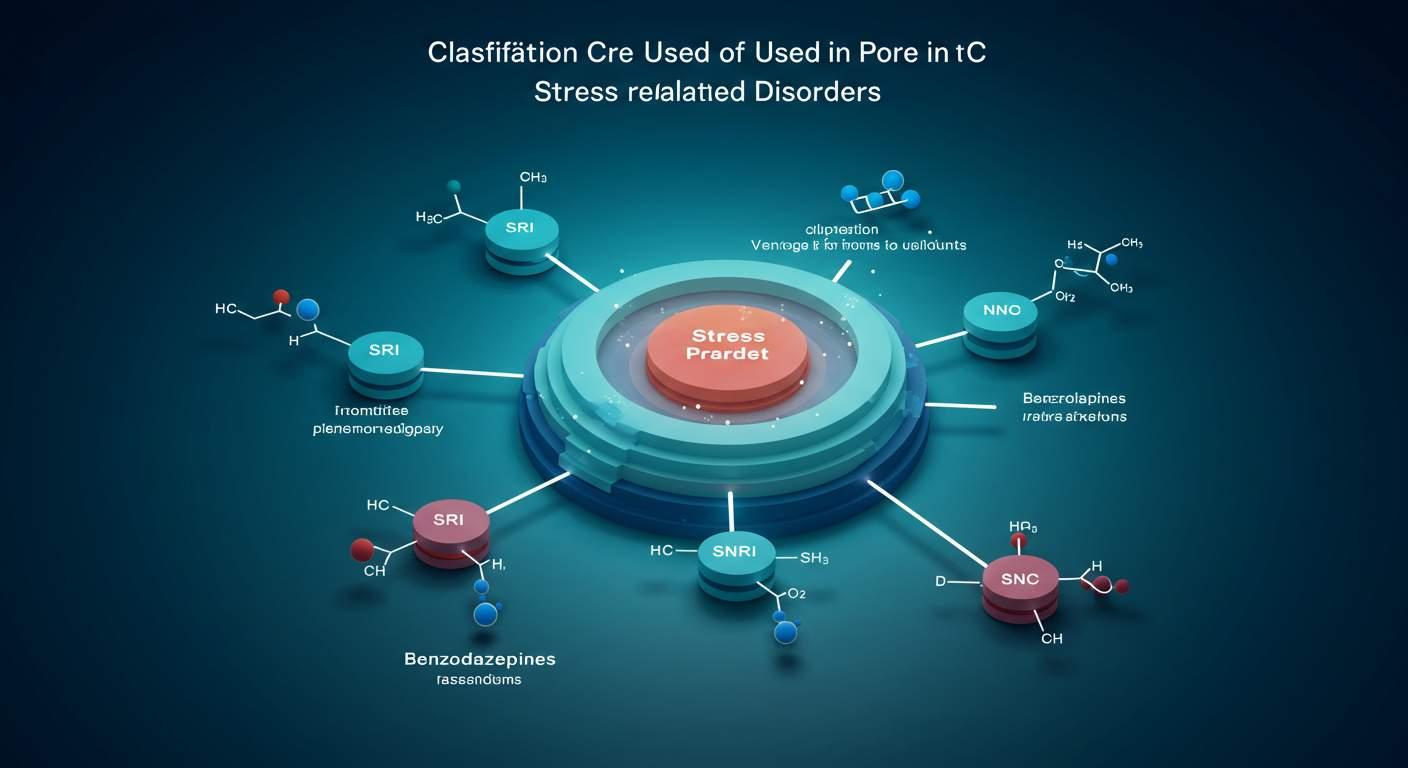 Pharmacological mechanisms and adverse effects of drugs used in stress-related disorders
