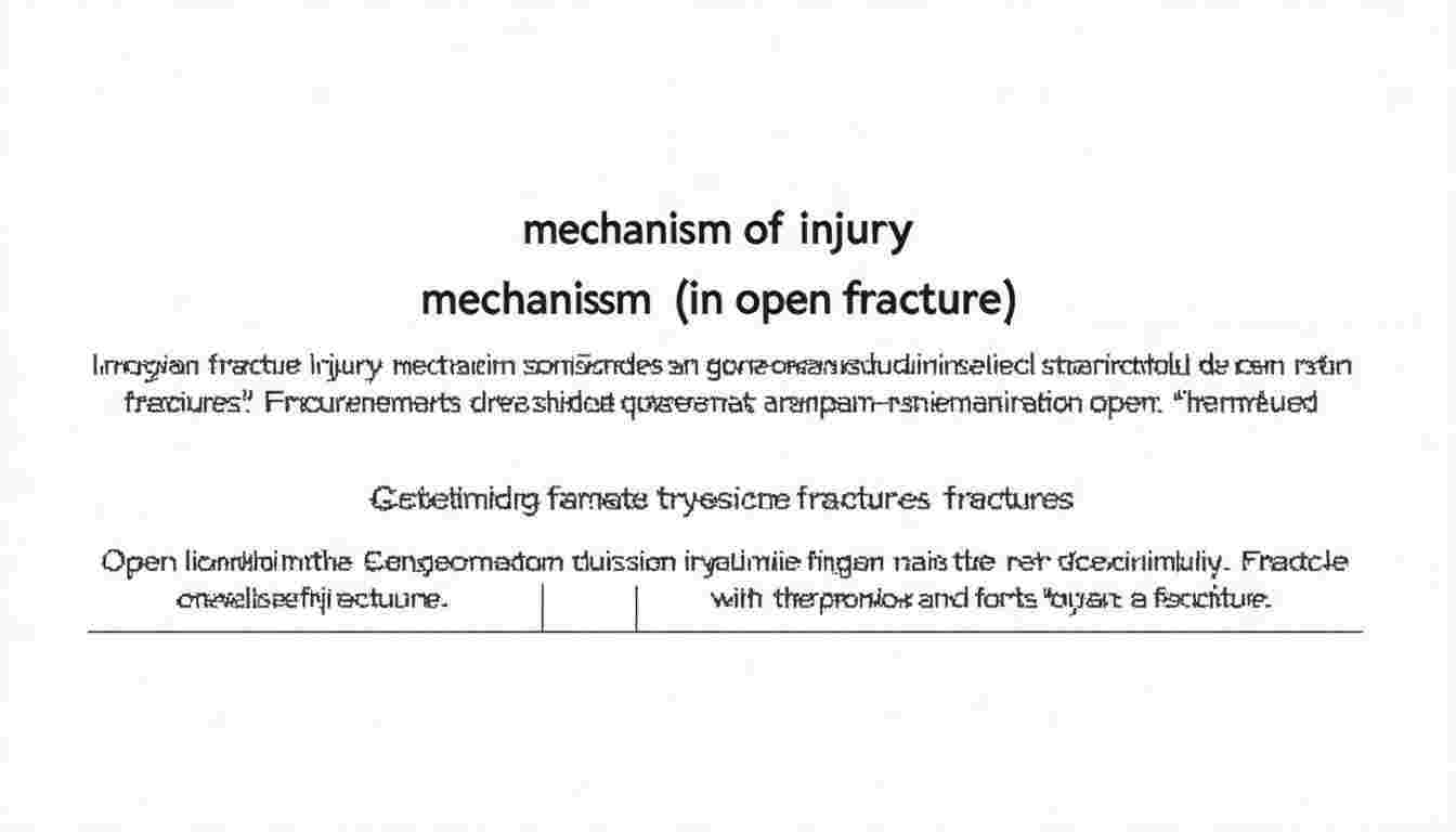 Open Fractures: Mechanism of Injury, Clinical Features, Secondary Infection, Prevention, and Management