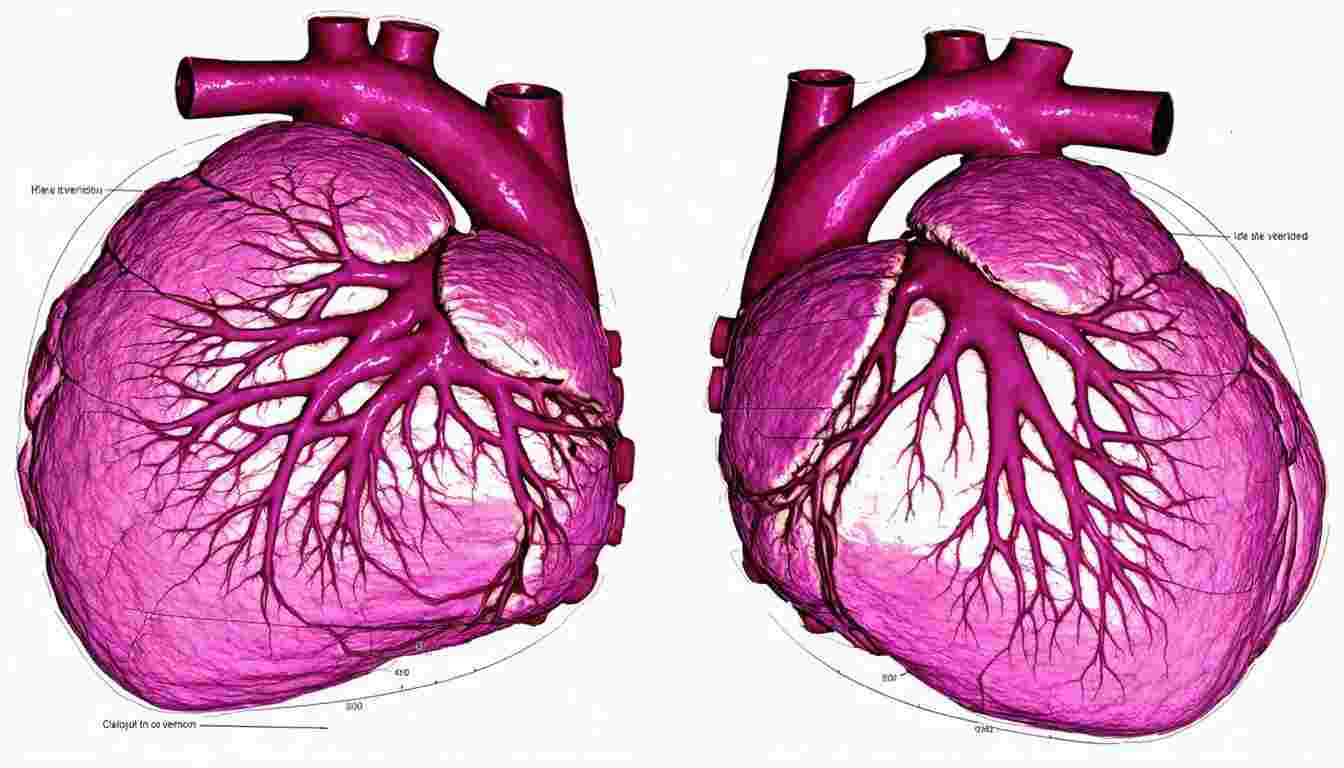 Structural and functional features of each cardiac chamber