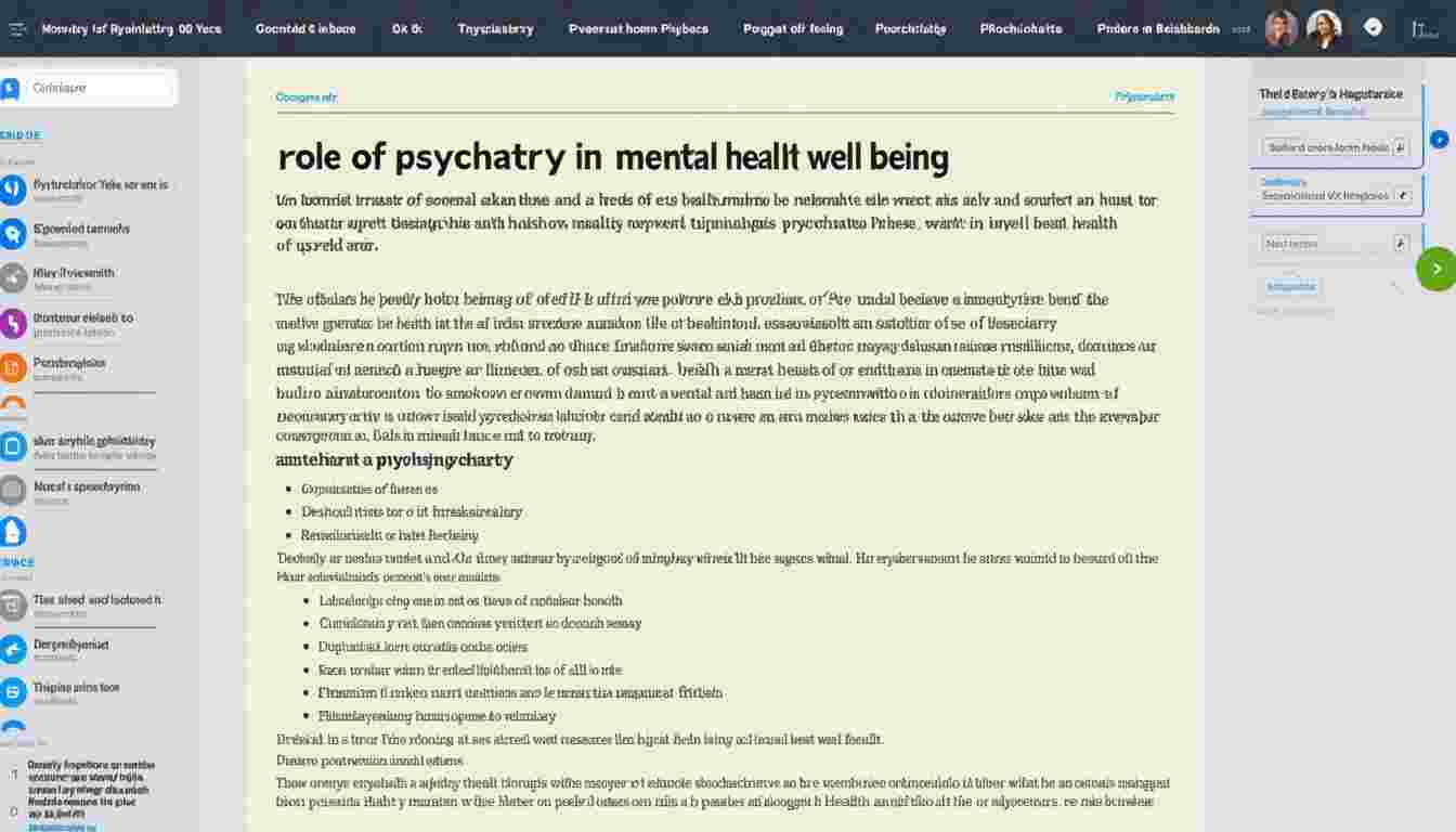 Introduction to Psychiatry