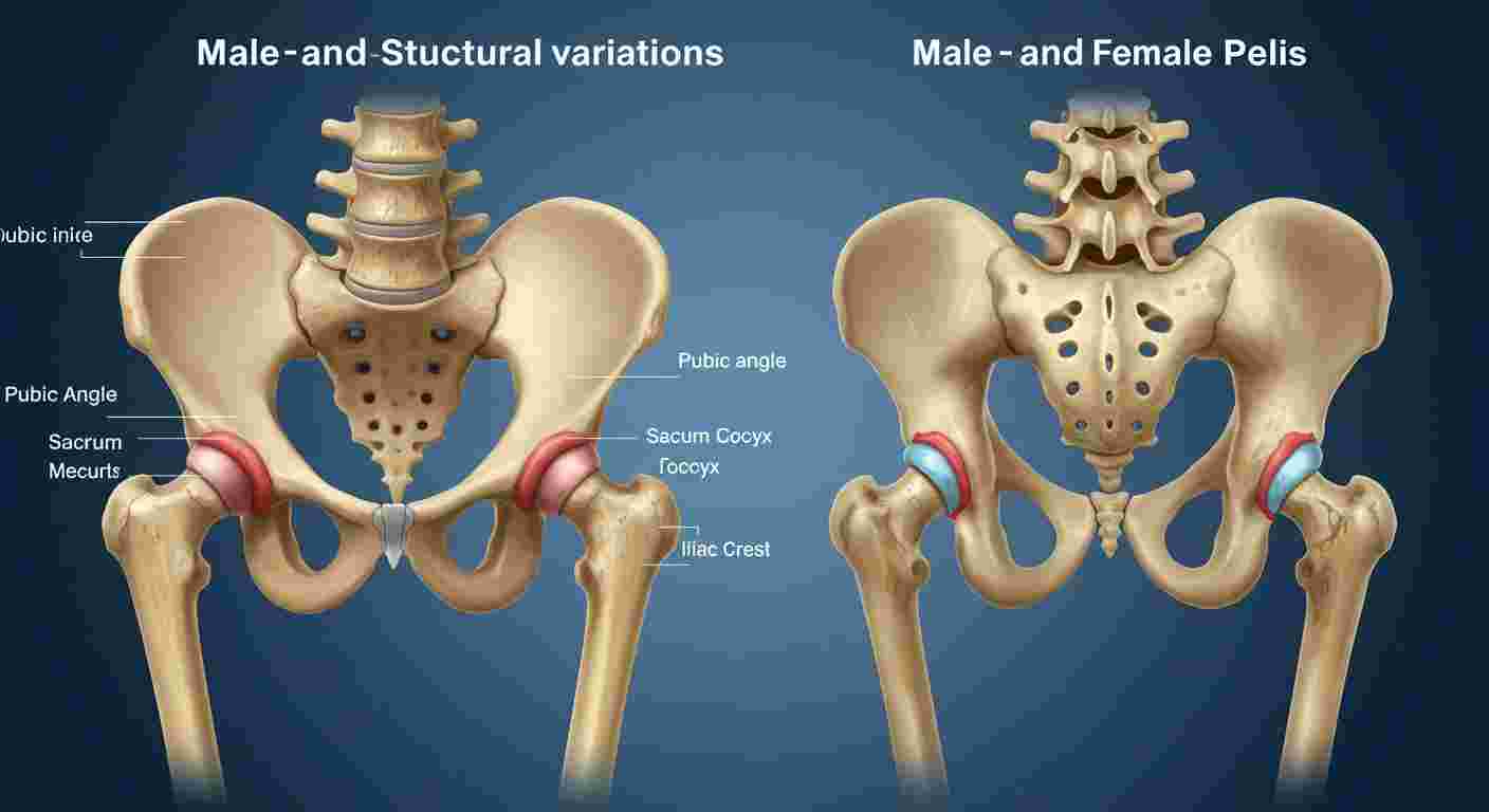 Comparison of True and False Pelvis, and Sexual Dimorphism in the Pelvic Structure