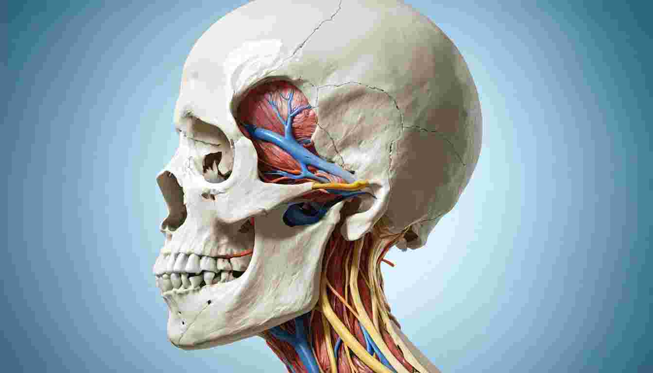 Branches of the facial nerve and their distribution