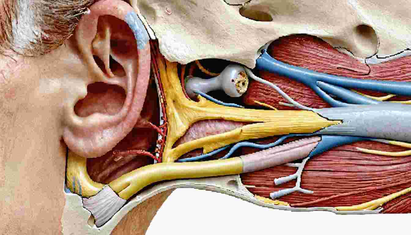 Anatomical boundaries, structures, relations, and functional aspects of the middle ear and auditory tube