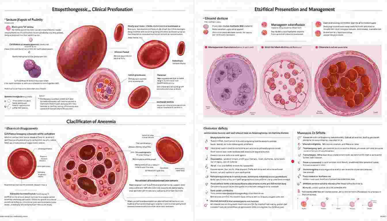 Etiopathogenesis, clinical presentation, classification, and management approach for anemia in children