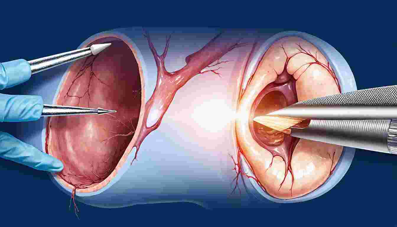 Indications and procedural steps of myringotomy and myringoplasty