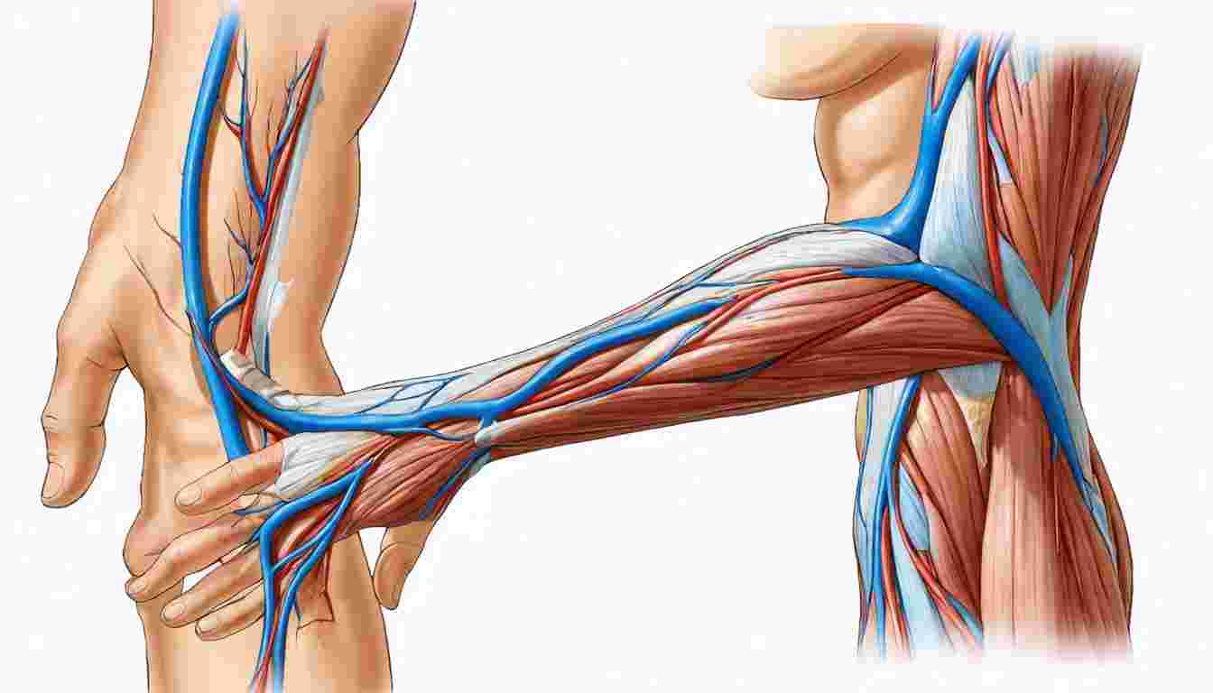 Anatomical basis of venipuncture in the cubital veins