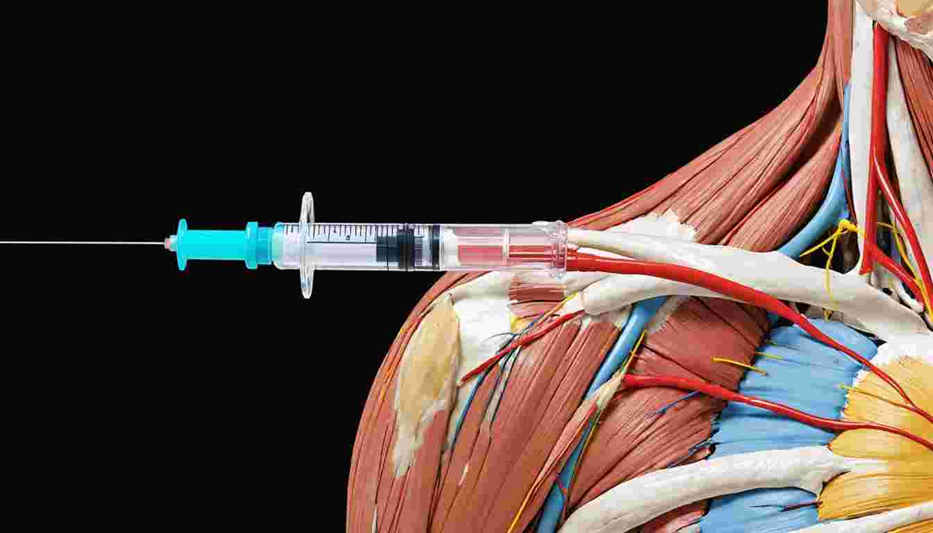 Anatomical basis of axillary nerve injury during intramuscular injections