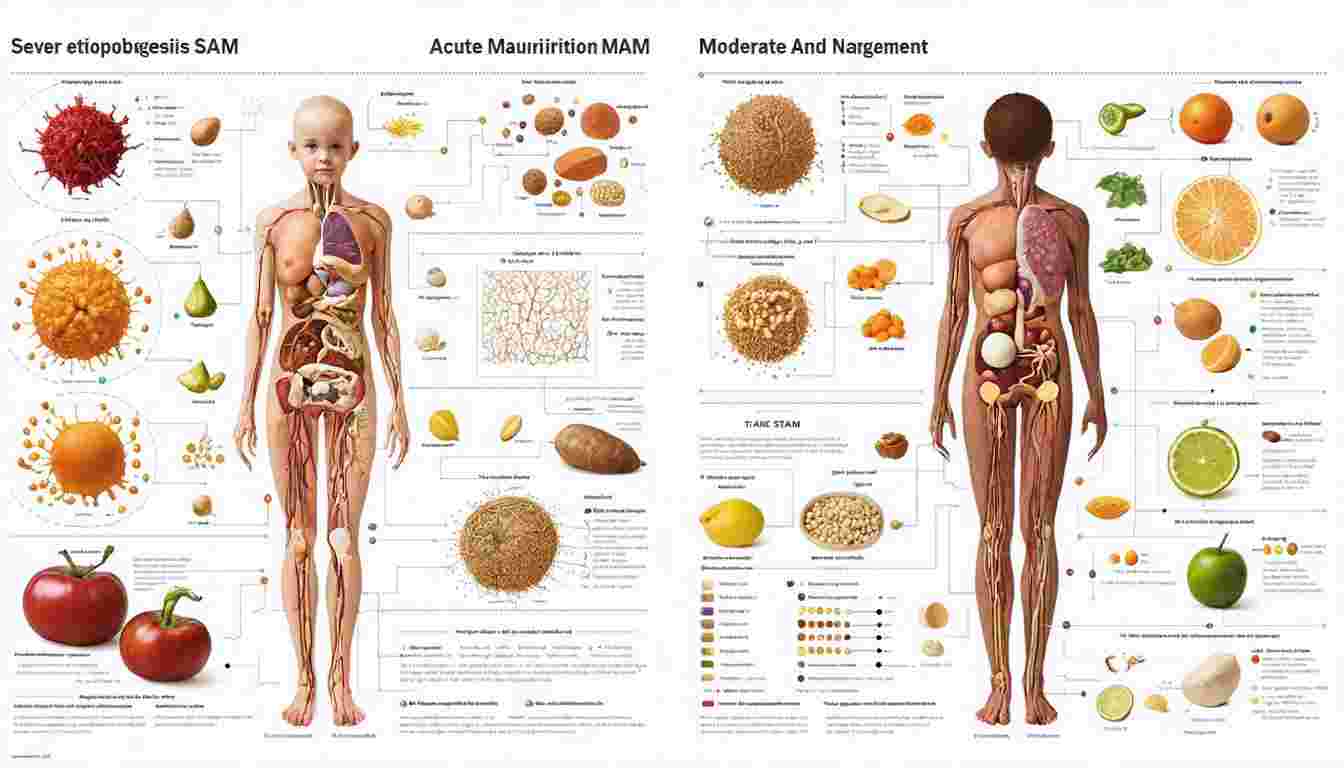 Etiopathogenesis, classification, clinical features, complications, and management of Severe Acute Malnutrition (SAM) and Moderate Acute Malnutrition (MAM)