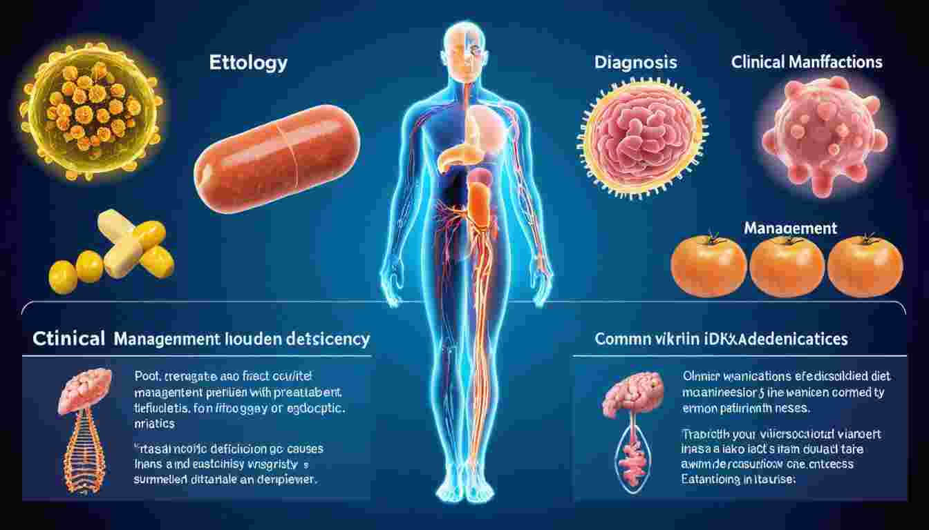 Etiology, clinical manifestations, diagnosis, and management of common vitamin deficiencies