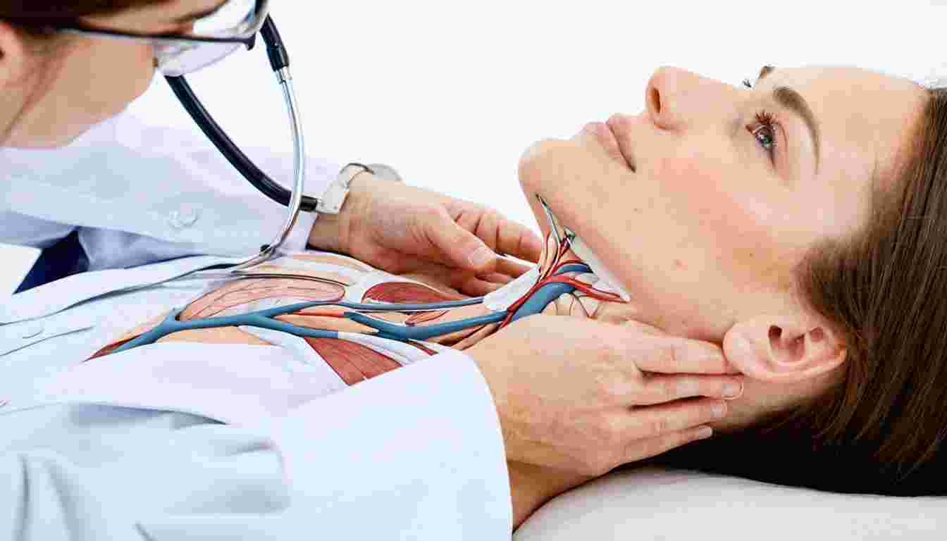 Correct Technique for Thyroid Palpation