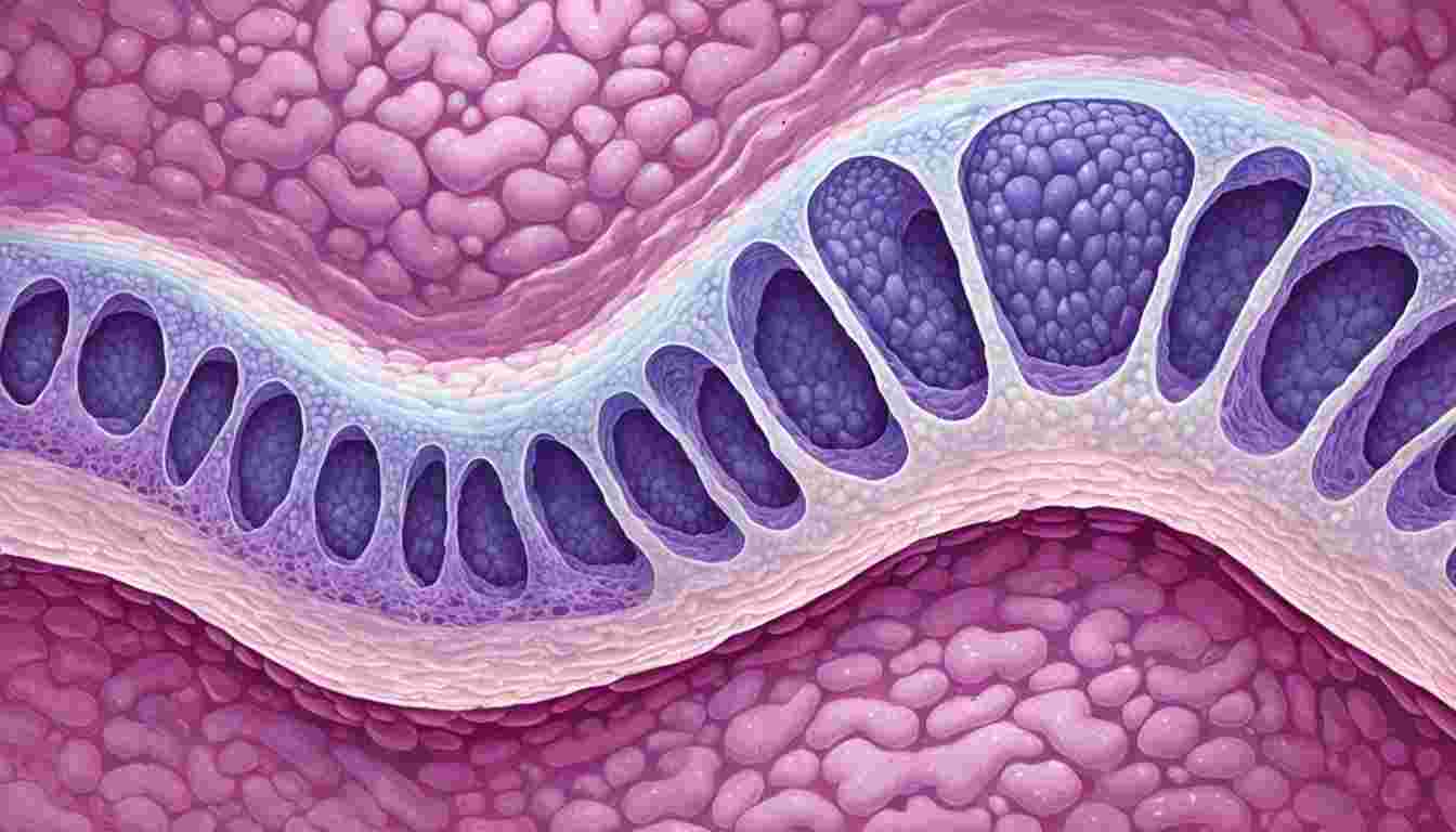 Histological identification and labeling of trachea and lung tissue