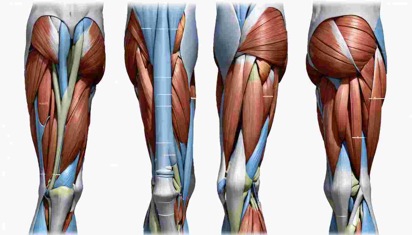 Major Muscles of the Anterior Thigh and Their Nerve Supply