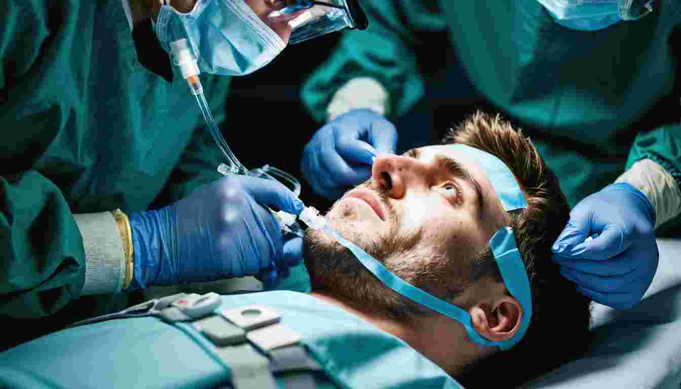 Assessment and management of an unconscious patient