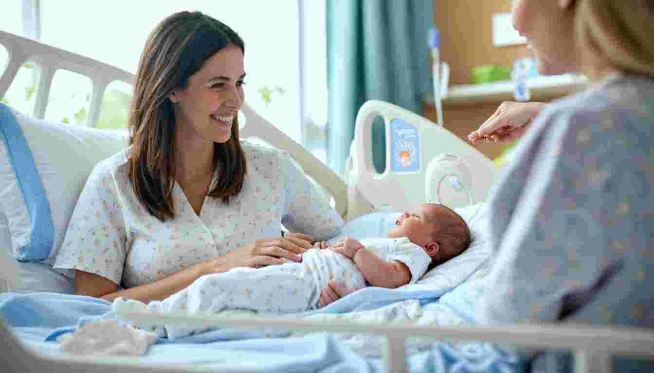Postnatal assessment of the newborn and mother, along with guidance on breastfeeding, weaning, and family planning