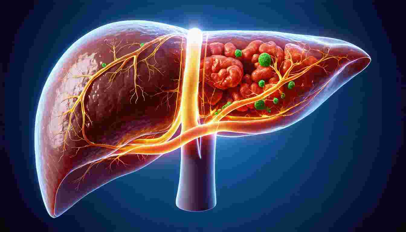 Pathophysiology, clinical progression, and complications of cirrhosis and portal hypertension, including ascites, spontaneous bacterial peritonitis, hepatorenal syndrome, and hepatic encephalopathy