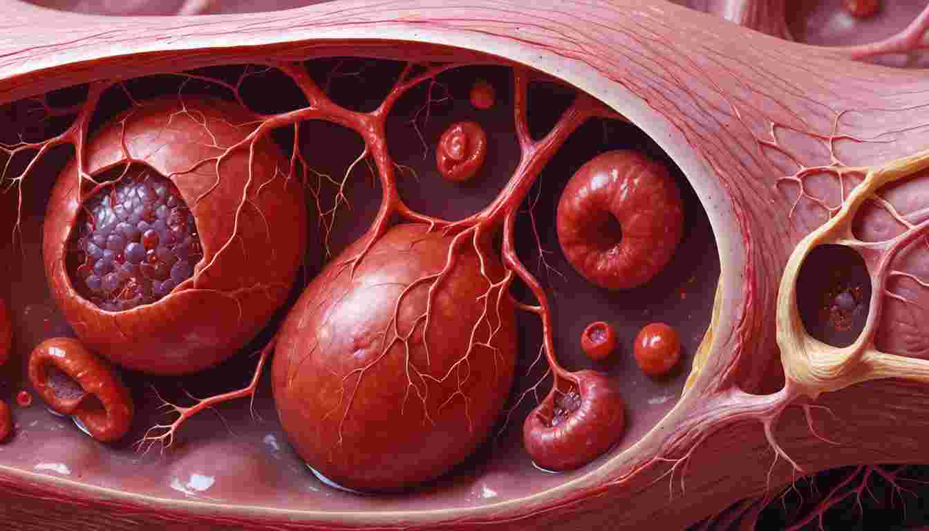 Types of blood vessels and their structure-function correlation