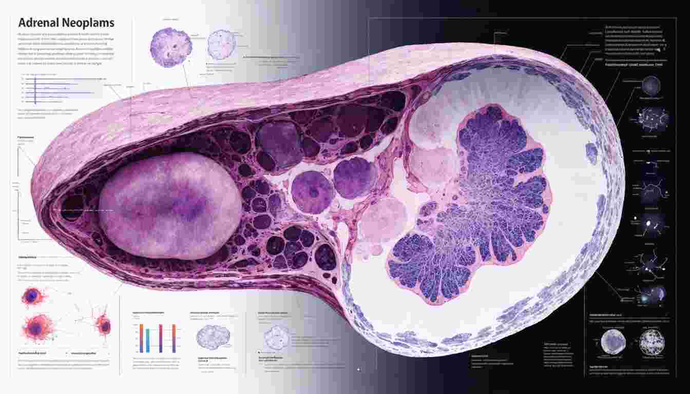 Etiology, pathogenesis, clinical manifestations, laboratory diagnosis, and morphologic features of adrenal neoplasms